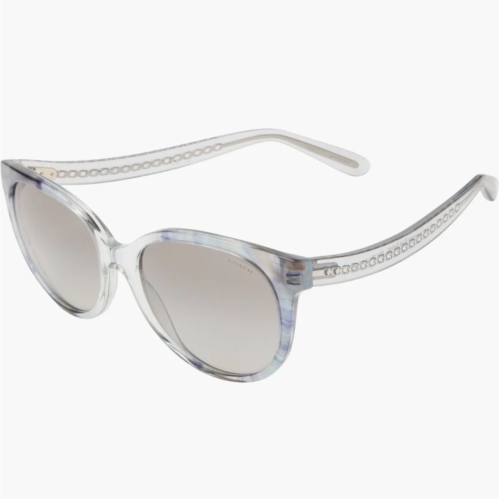 🔥 New Coach Gray Cat-Eye Sunglasses - Picture 3 of 3